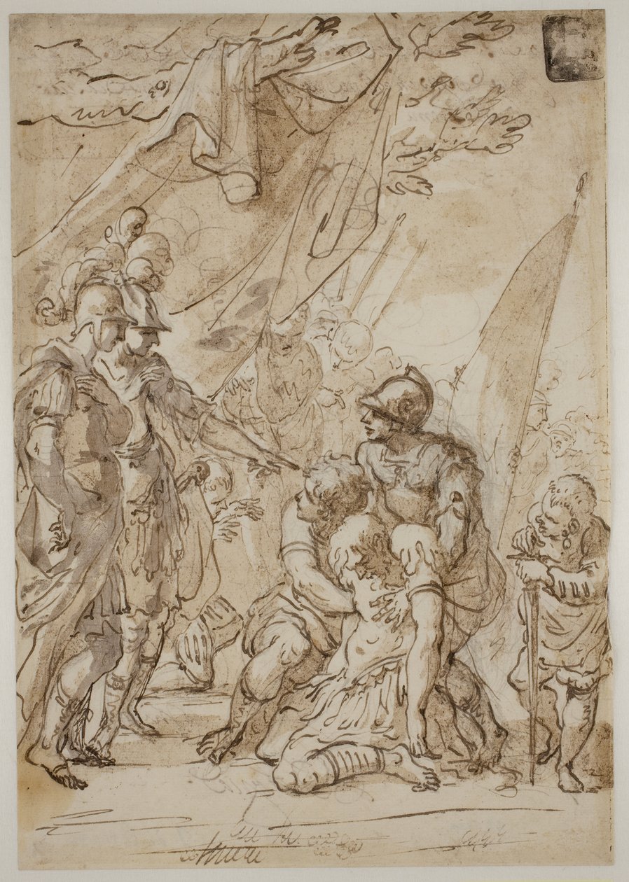 Alessandro con il corpo di Dario(?) da Antonio Balestra