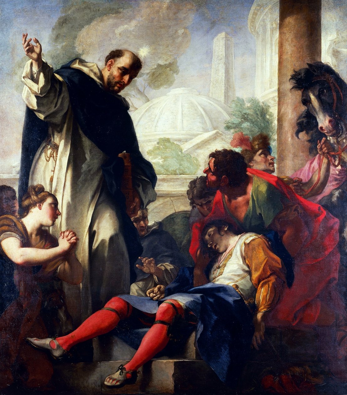 Italian: Miracolo di San Domenico Miracle of St. Dominic da Antonio Balestra