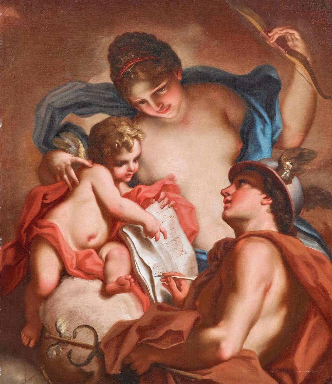 Venere, Mercurio e Cupido da Antonio Balestra