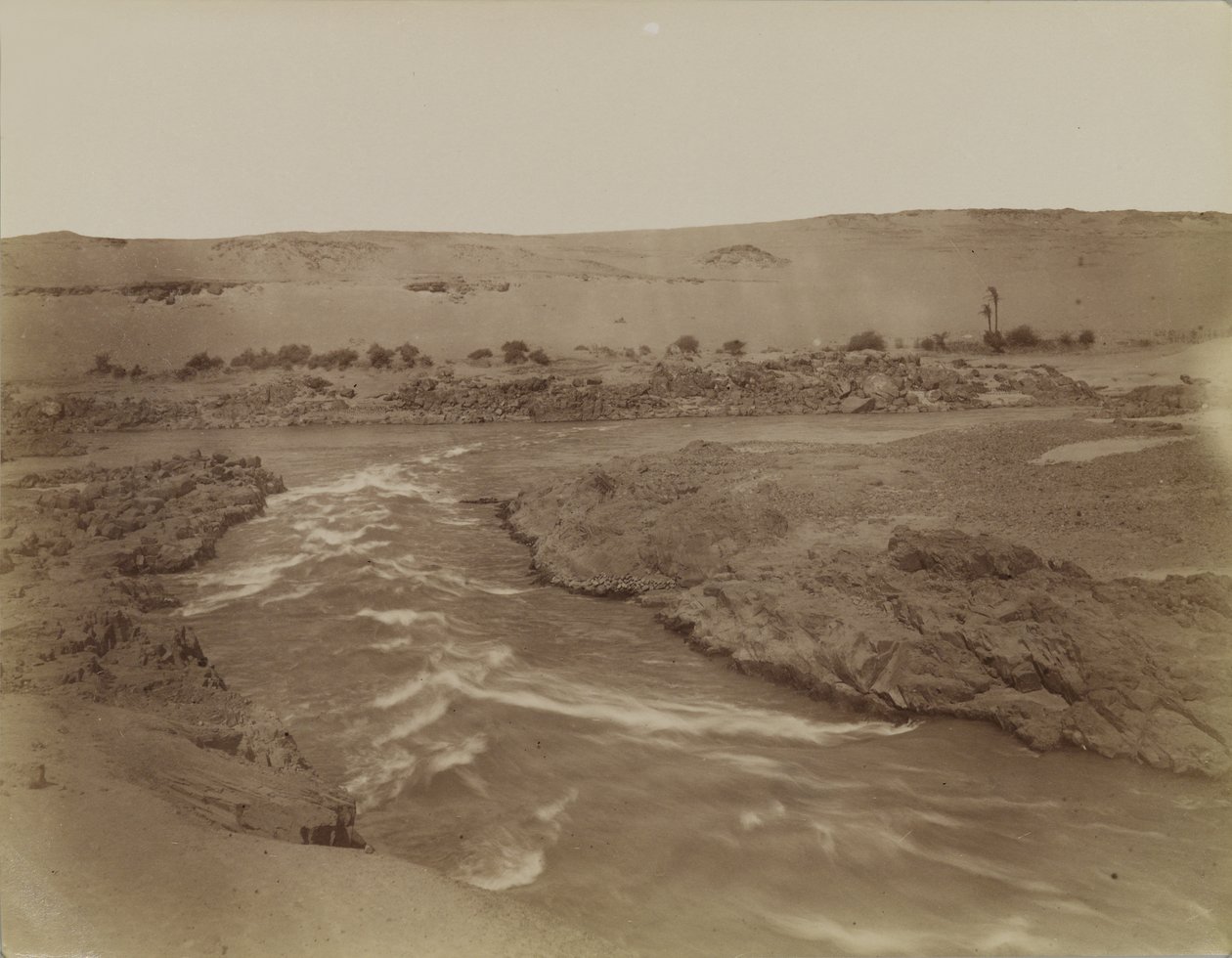 Rapide alle Cataratte del Nilo, Egitto da Antonio Beato