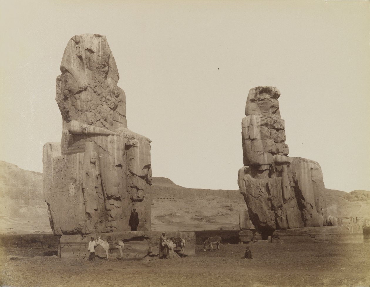 I Colossi di Memnone da Antonio Beato