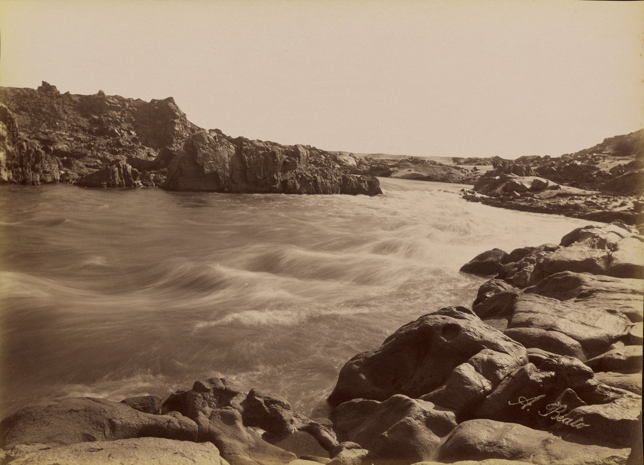 [La Rapida della Prima Cataratta] / [Le Rapide de la Premiere Cataracte] da Antonio Beato