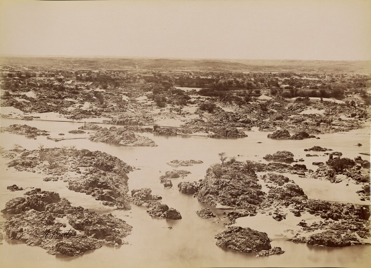 [Vista della Prima Cataratta] / [Vue de la Premiere Cataracte] da Antonio Beato