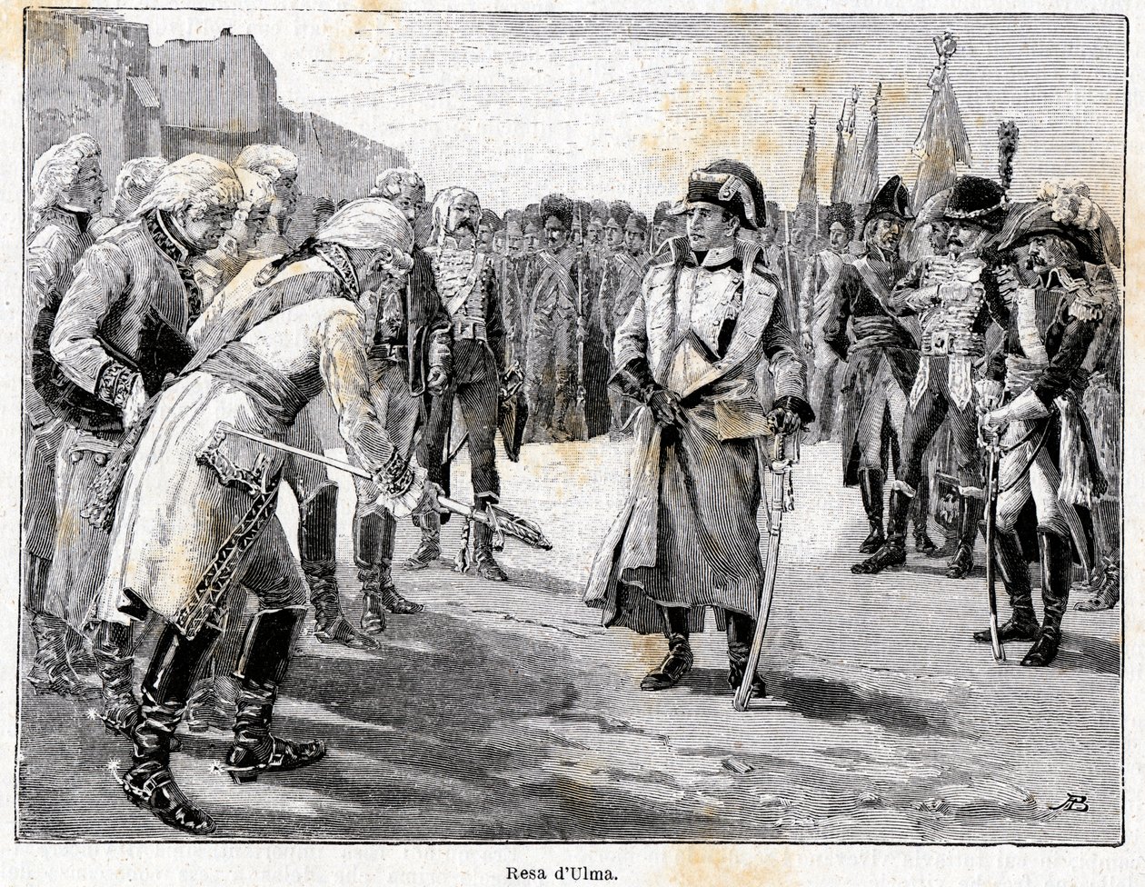 Napoleone Bonaparte, vittorioso nella battaglia di Ulm, il 20 ottobre da Antonio Bonamore