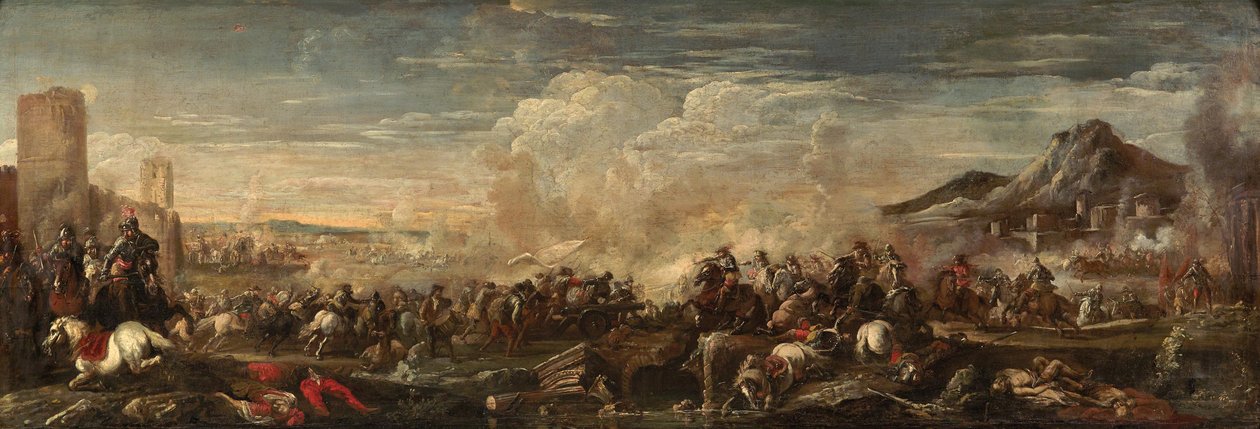 Scena di battaglia da Antonio Calza