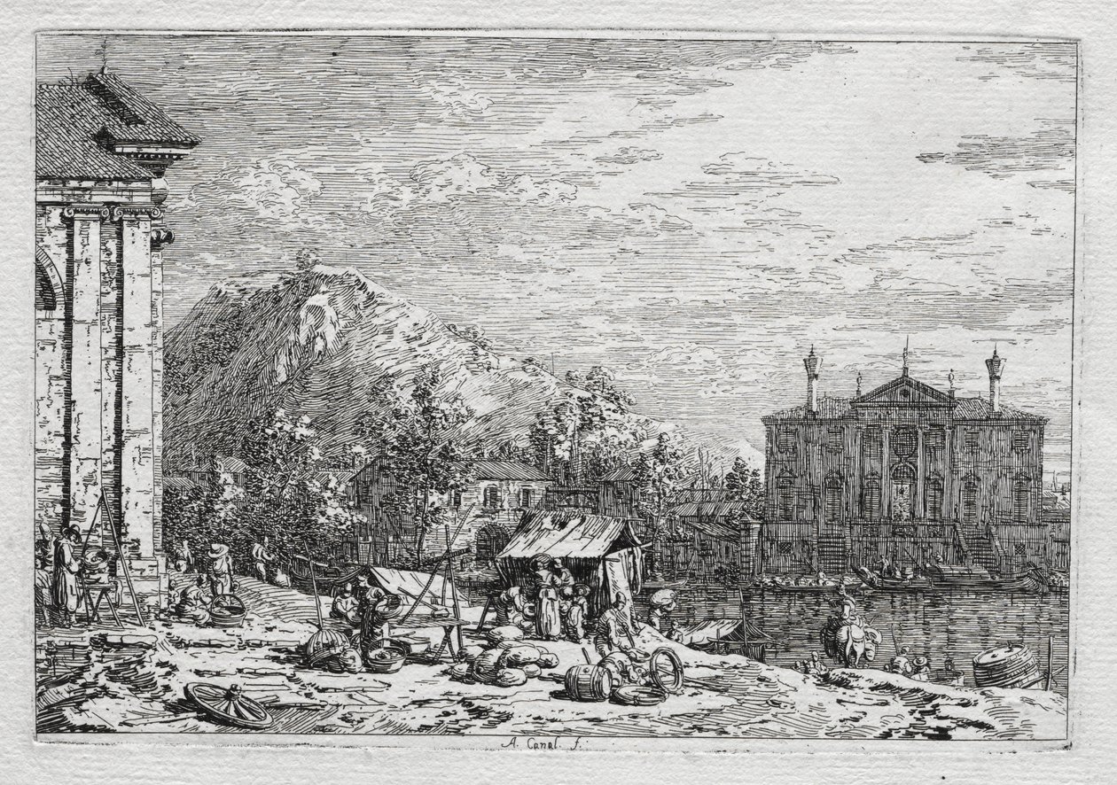 Vedute di Venezia e dintorni: Una città oltre un fiume da Antonio Canaletto