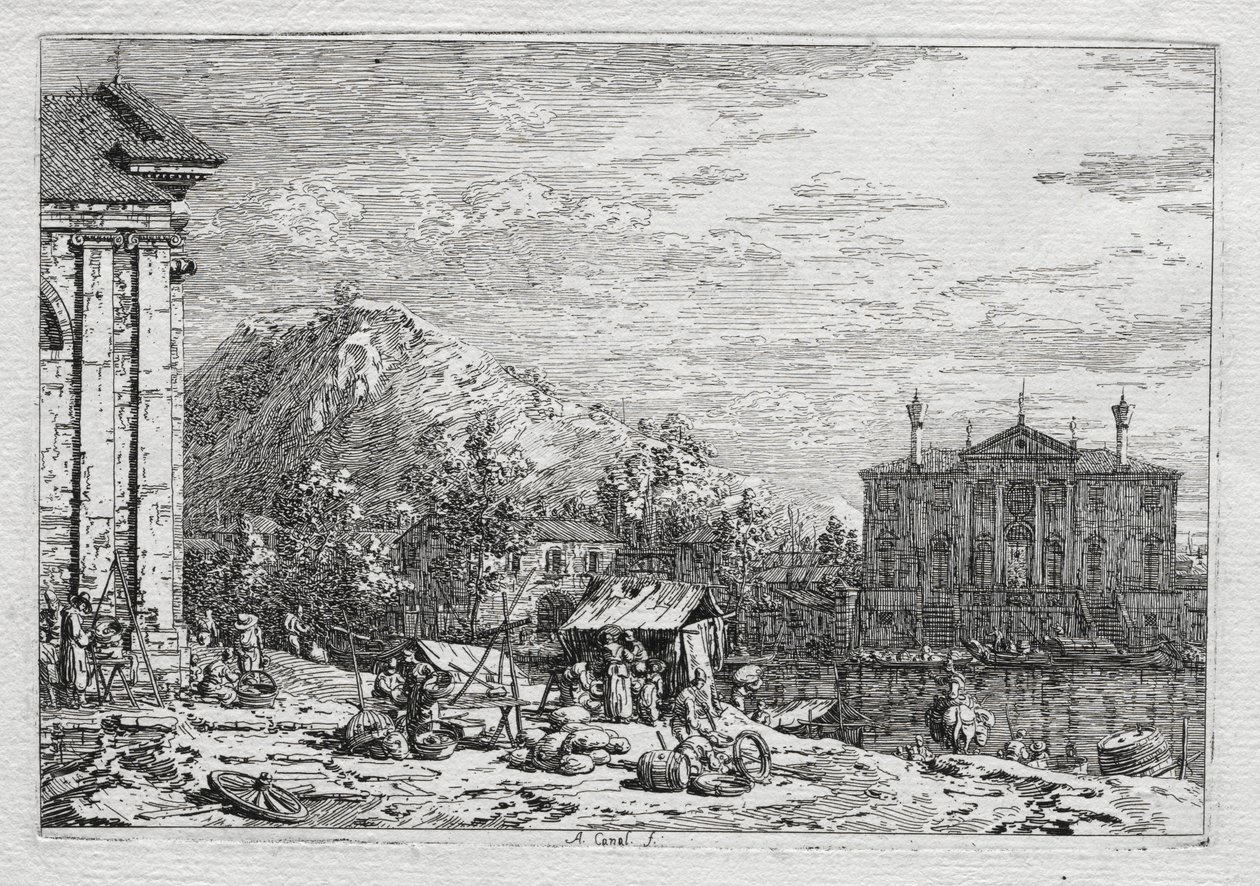 Vedute di Venezia e dintorni: Una città oltre un fiume da Giovanni Antonio Canal