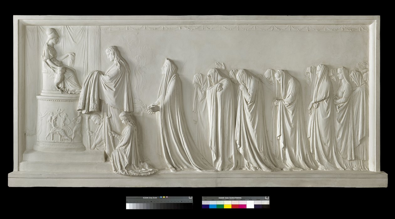 Ecuba che offre il peplo a Pallade Atena da Antonio Canova