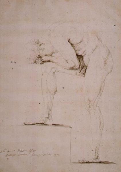 Nudo maschile che piange da Antonio Canova