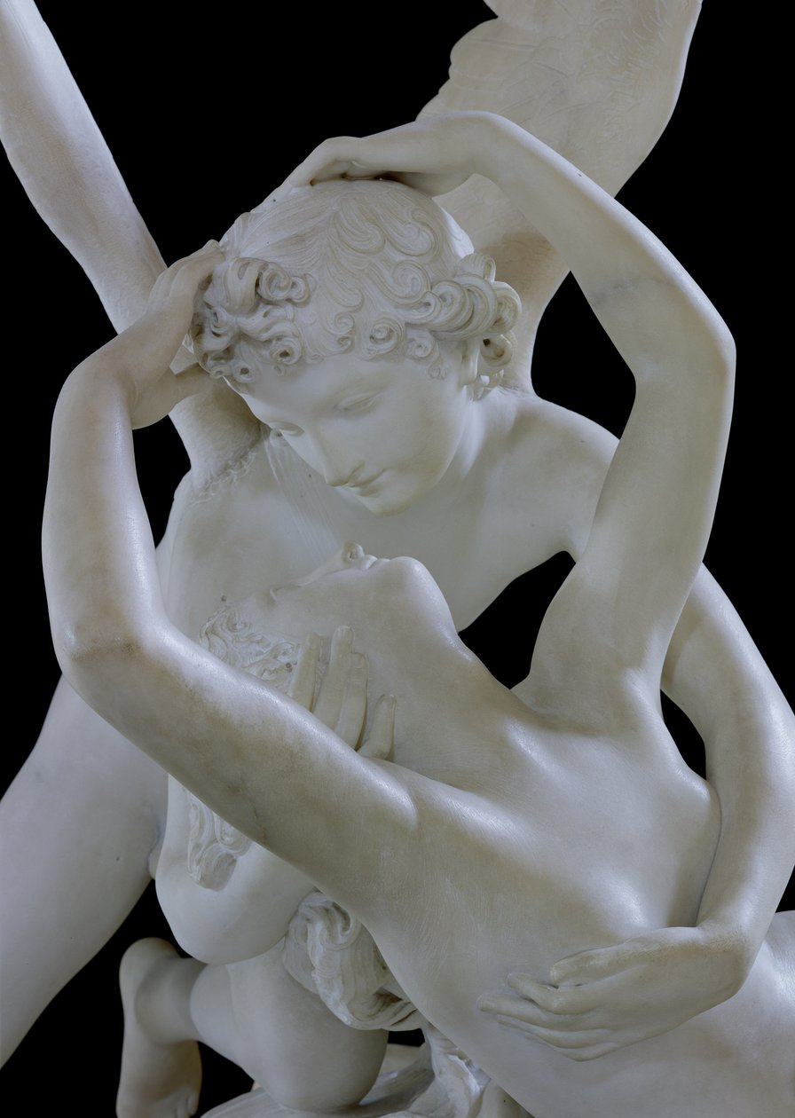 Psiche rianimata dal bacio di Cupido (dettaglio) da Antonio Canova