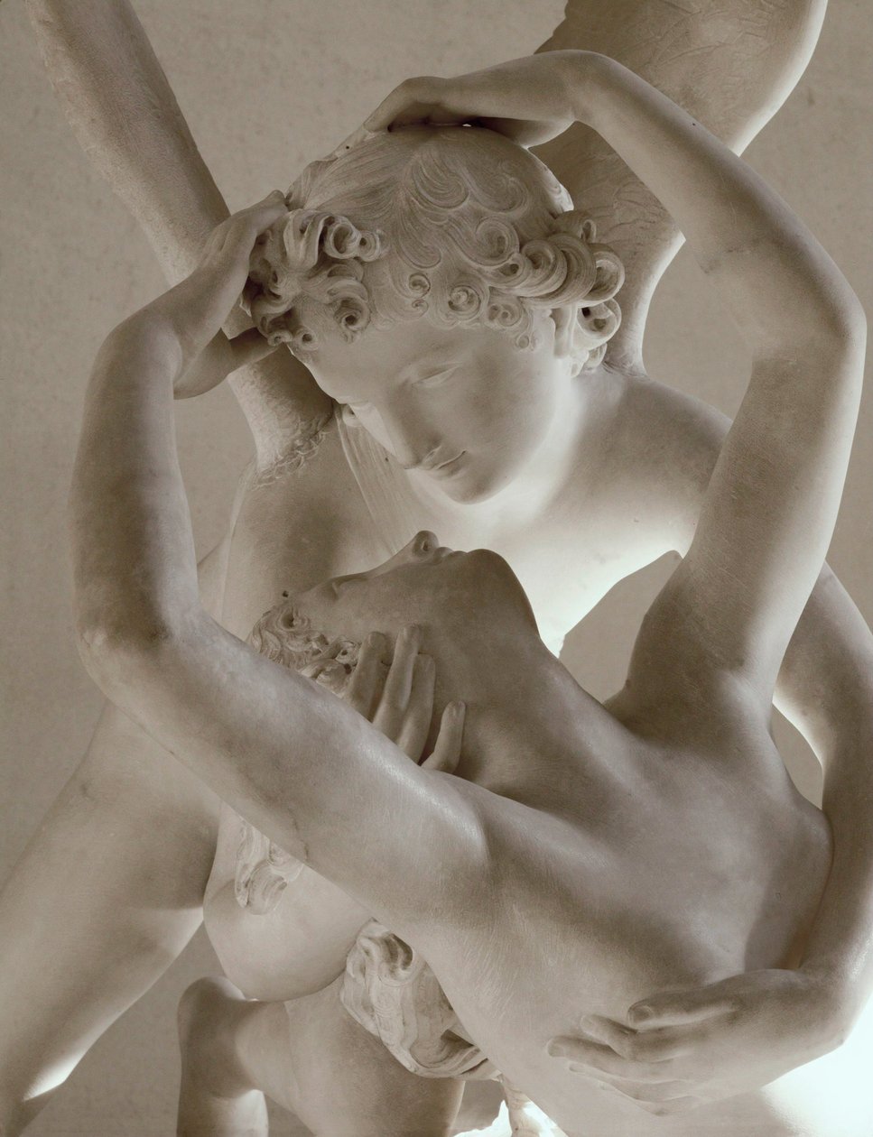 Psiche riportata in vita dal bacio di Amor ... da Antonio Canova