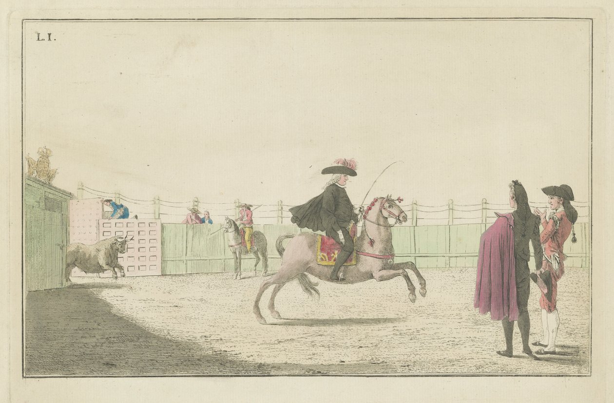 Piastra I, dalla serie Colección de las principales suertes de una corrida de toros da Antonio Carnicero