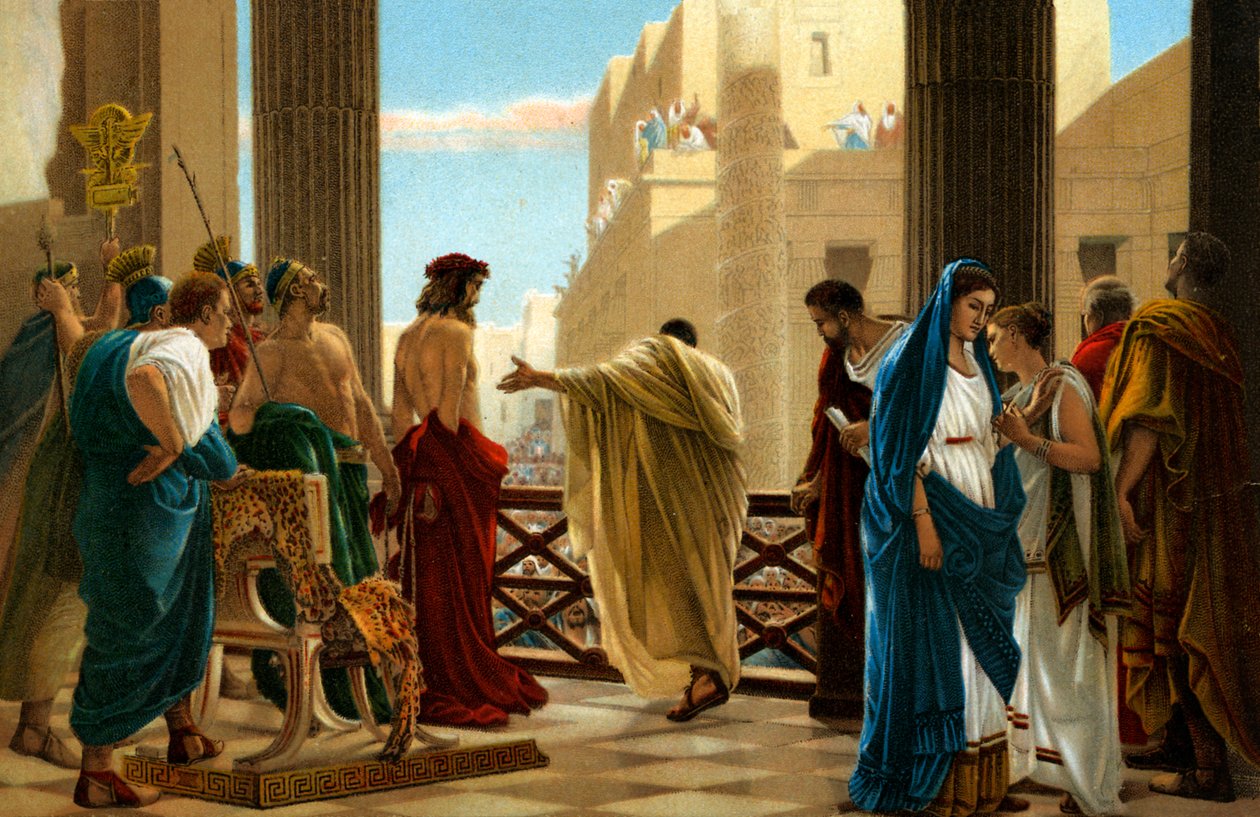Ecce Homo, dopo un dipinto di Antonio Ciseri - Bibbia da Antonio Ciseri