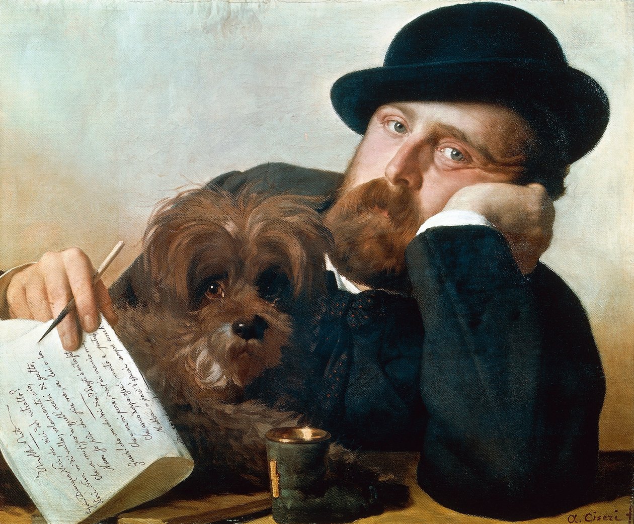 Ritratto di Neri Tanfucio da Antonio Ciseri