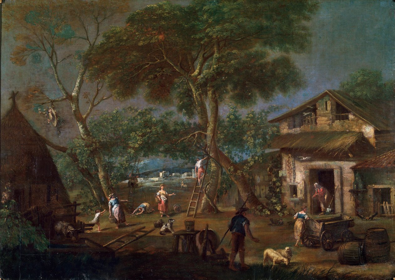 Paesaggio italiano, c1750-1795 da Antonio Diziani