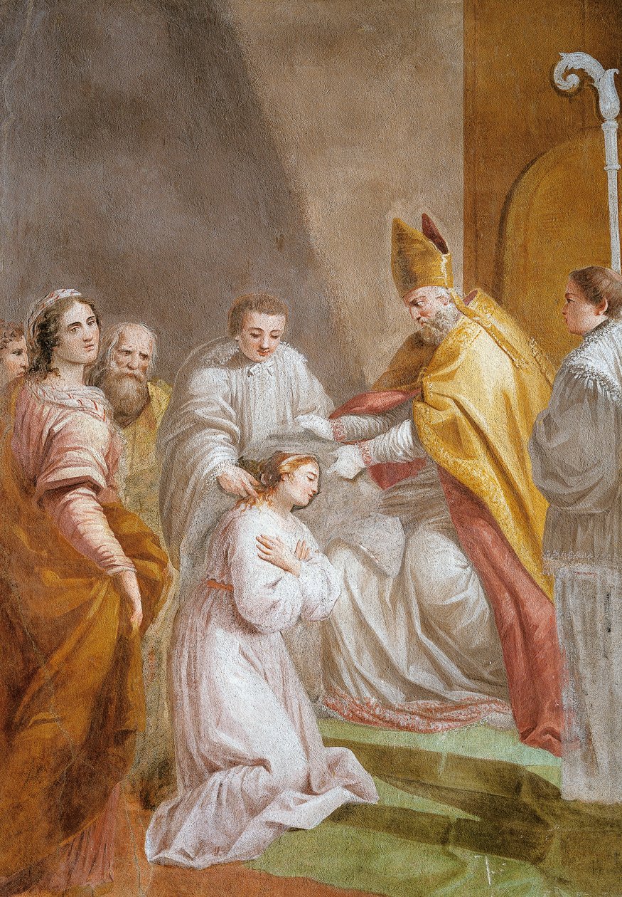 Ordinazione di Santa Liberata da Antonio Fedi