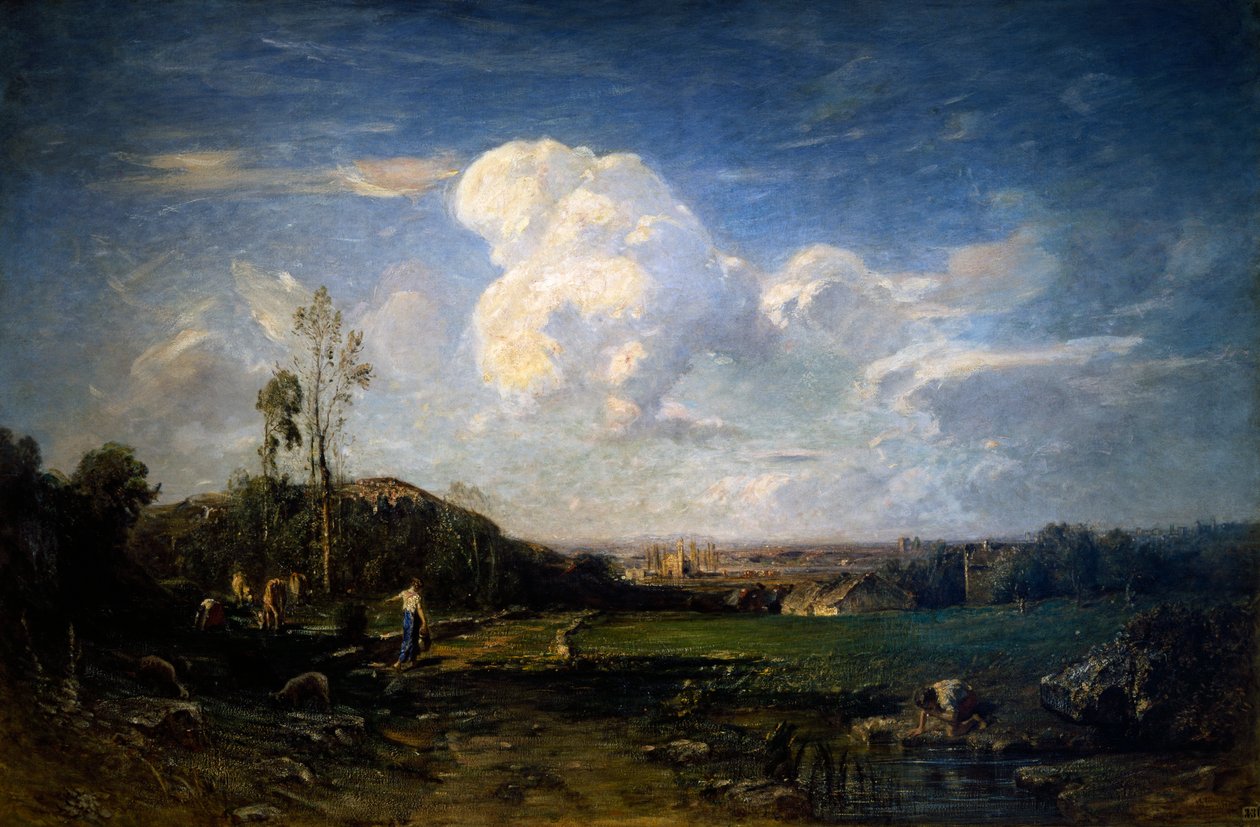 Le nuvole da Antonio Fontanesi