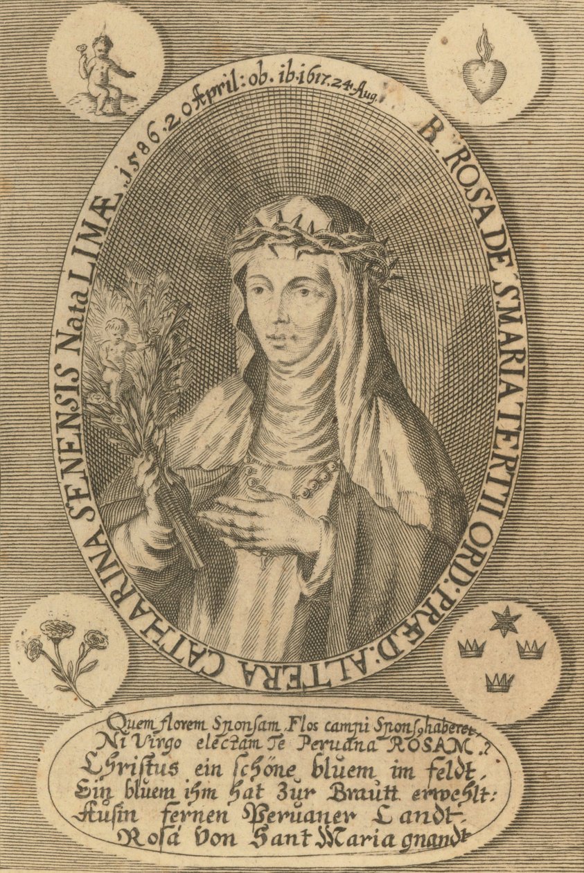 Santa Rosa da Lima da Antonio González de Acuña
