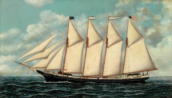 La goletta Dorothy Belle da Antonio Jacobsen