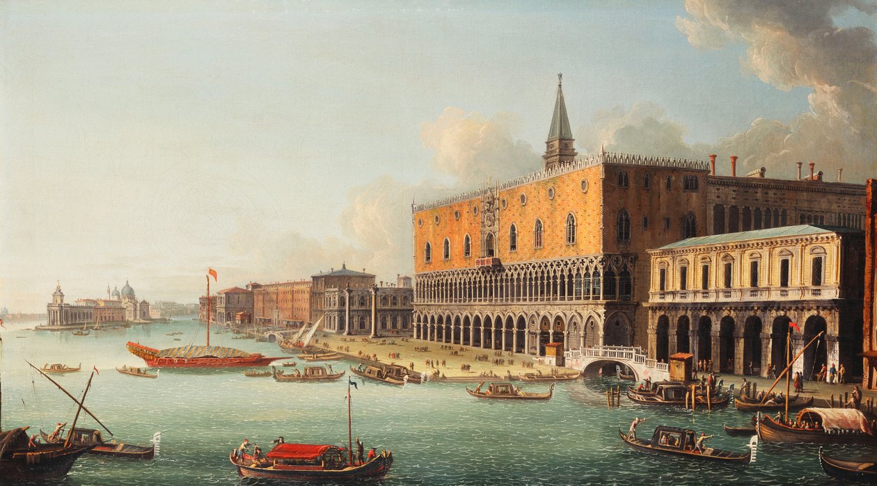 Il Bacino di San Marco, Venezia, vista verso ovest da Antonio Joli