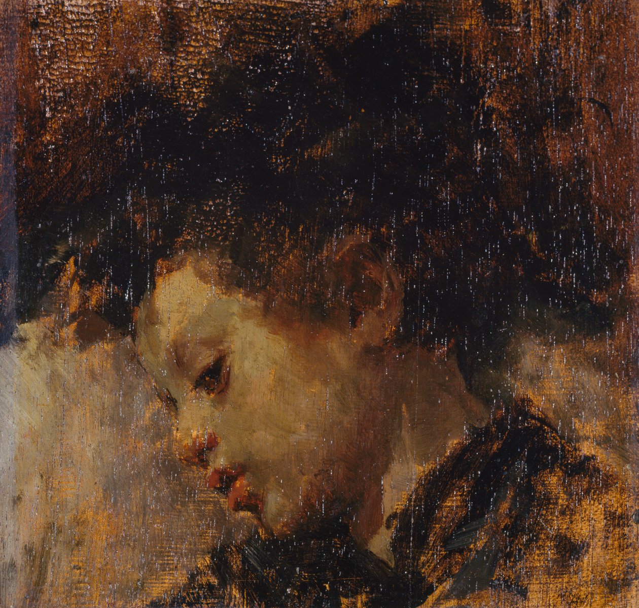 Ragazzo malato da Antonio Mancini