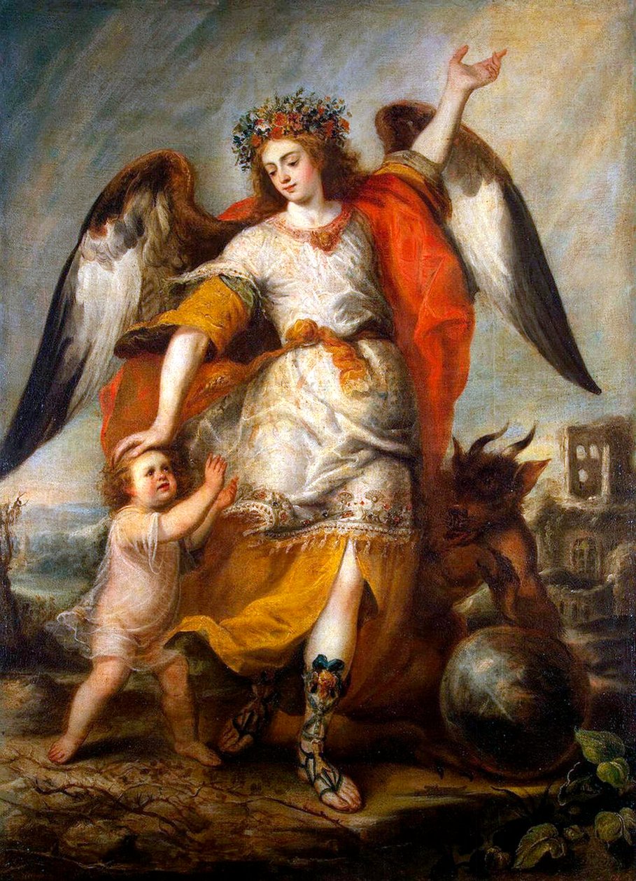 Angelo custode da Antonio Pereda y Salgado de