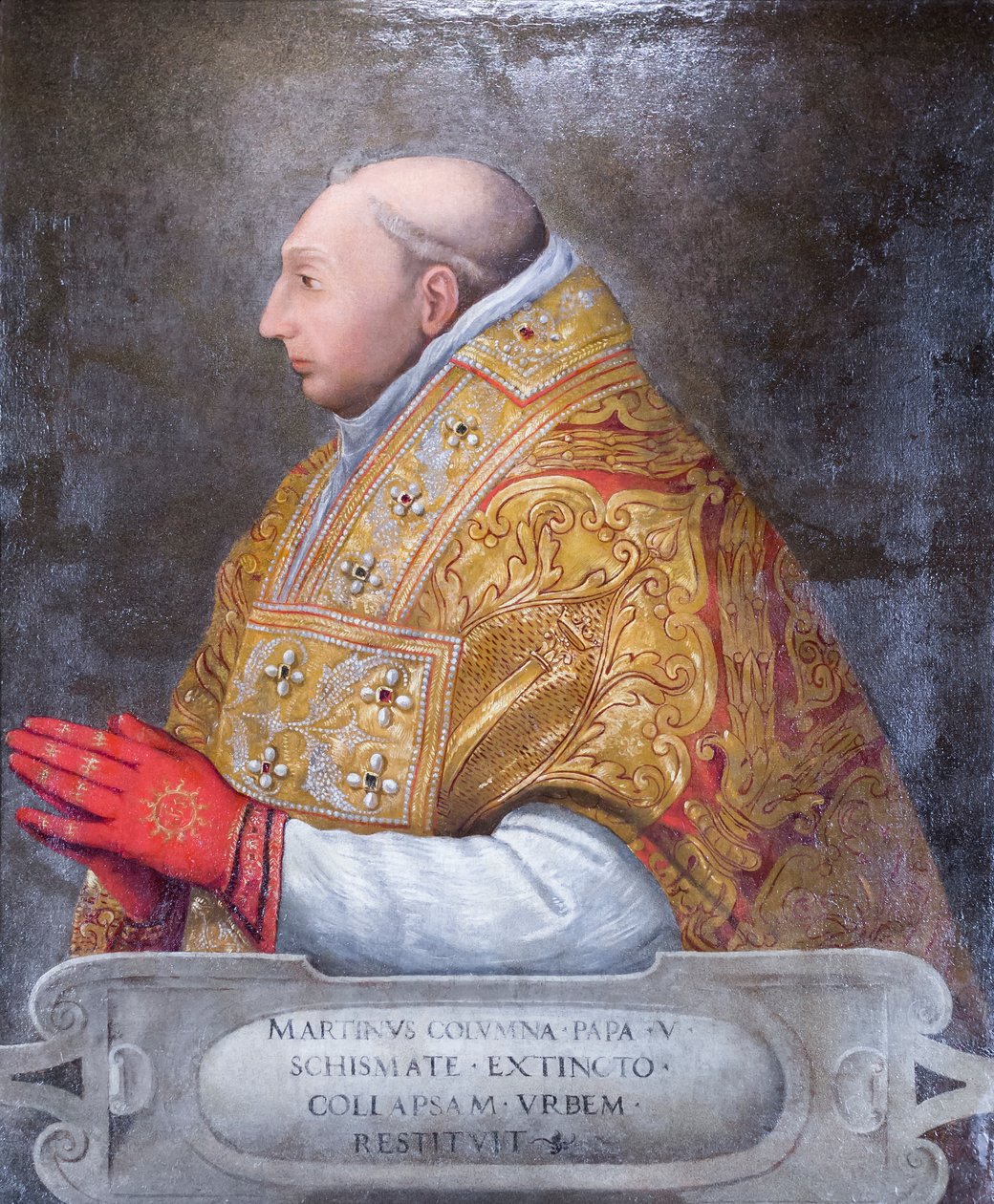 Ritratto di Papa Martino V Colonna da Antonio Pisanello