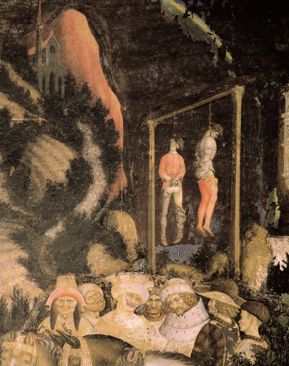 Gli impiccati (dettaglio) da Antonio Pisanello