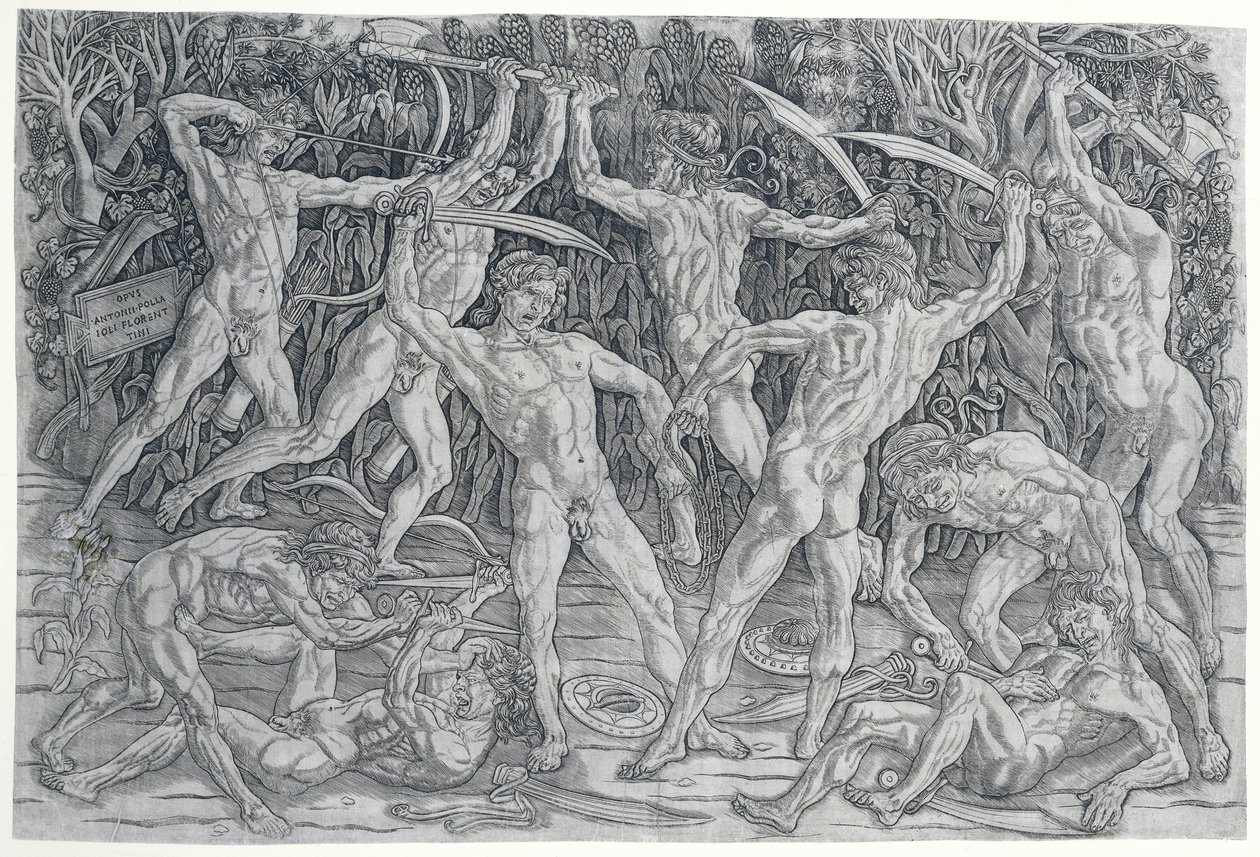 Battaglia dei nudi da Antonio Pollaiuolo