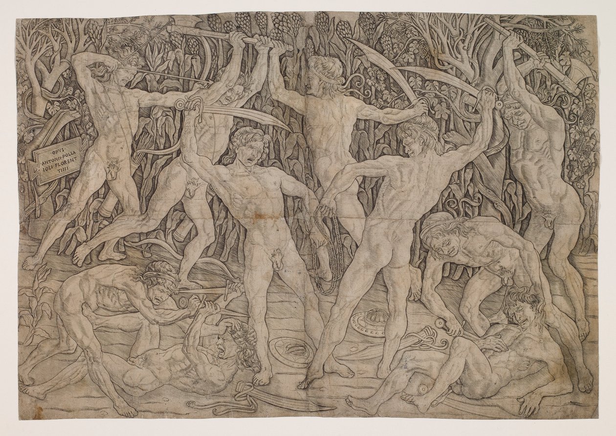 Battaglia dei nudi da Antonio Pollaiuolo