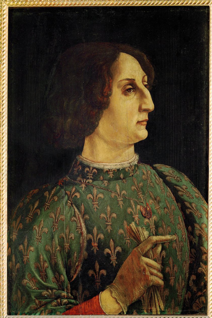 Galeazzo Maria Sforza (tempera on wood) da Antonio Pollaiuolo