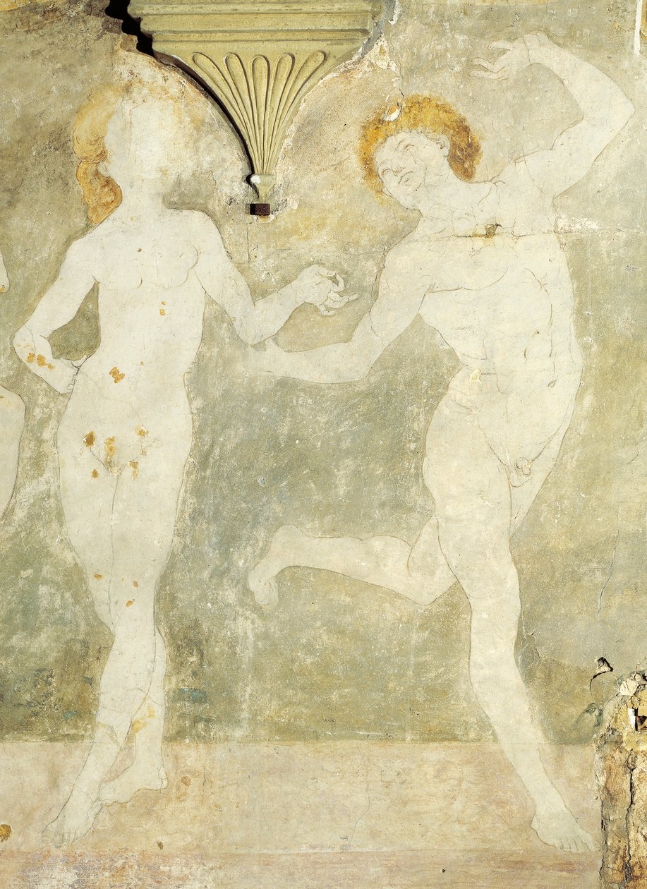 Nudo danzante (dettaglio) da Antonio Pollaiuolo