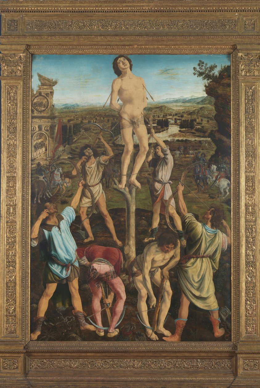 Il martirio di San Sebastiano da Antonio Pollaiuolo