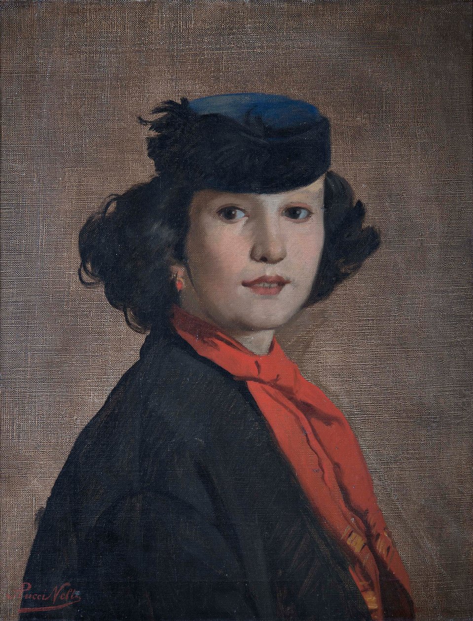 Ritratto di Nerina Badioli da Antonio Puccinelli