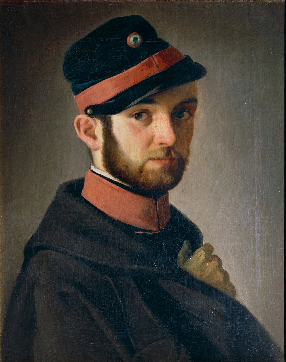 Ritratto di Volontario Toscano da Antonio Puccinelli