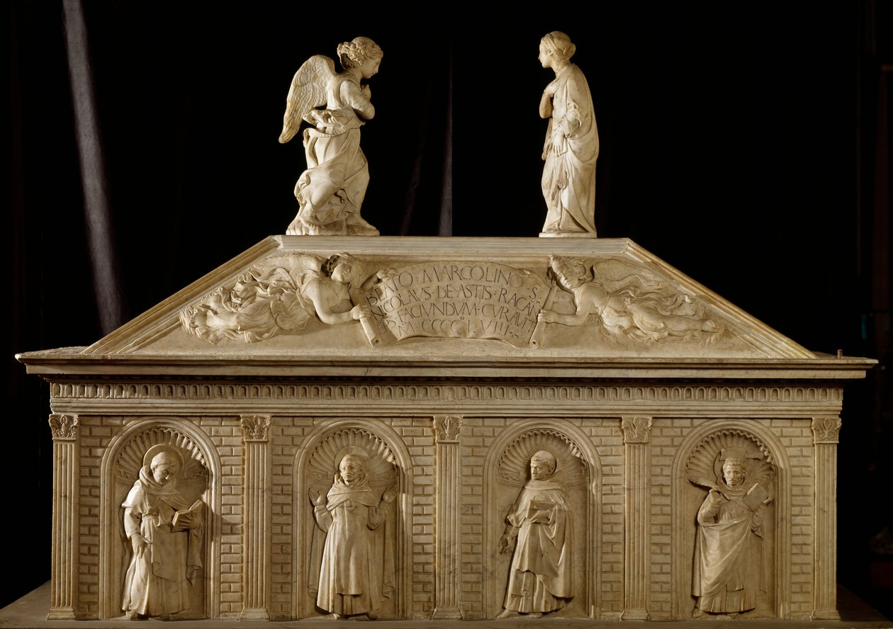 Monumento funebre del Beato Marcolino Amanni da Antonio Rossellino