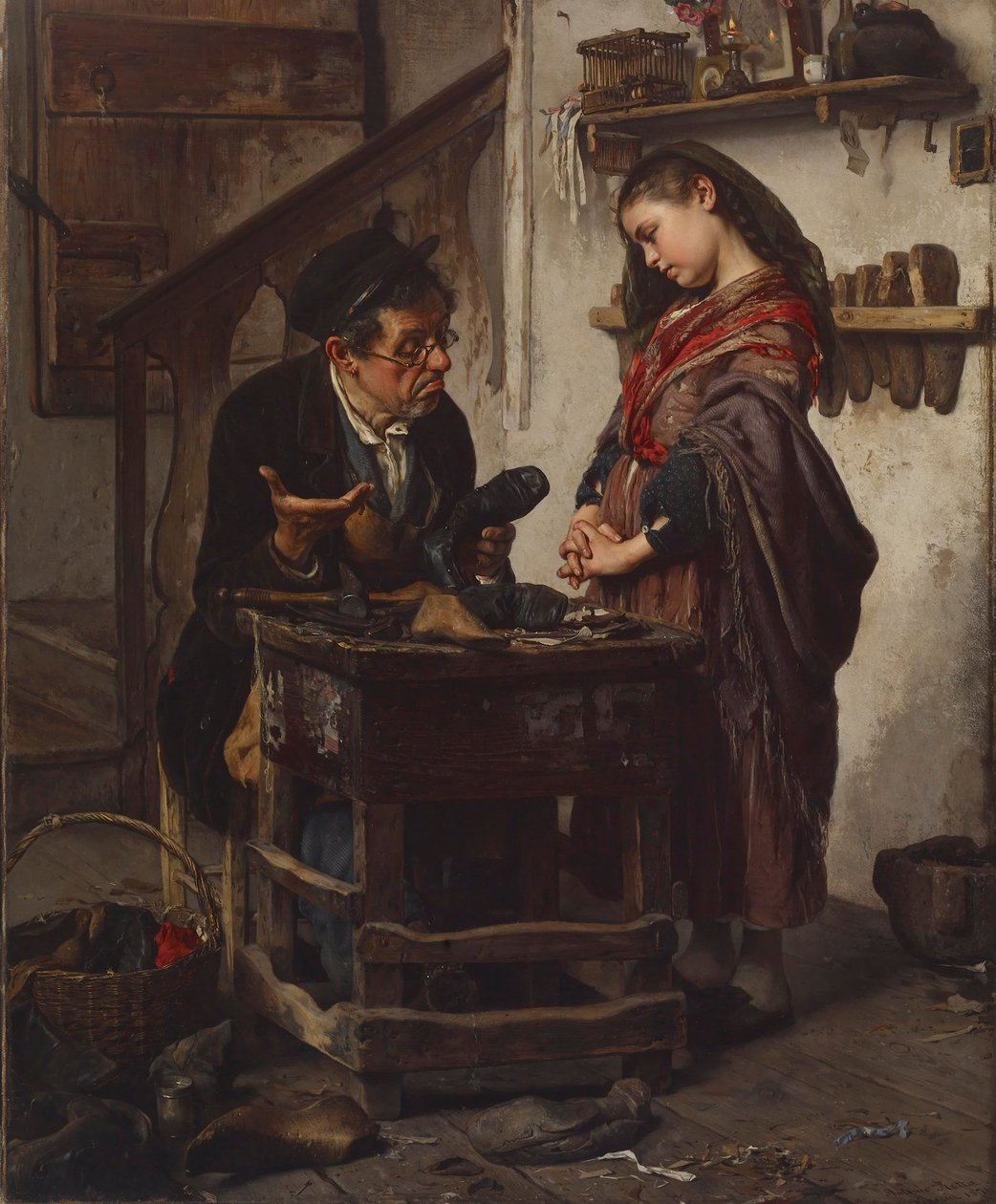 Il caso disperato, 1871 da Antonio Rotta
