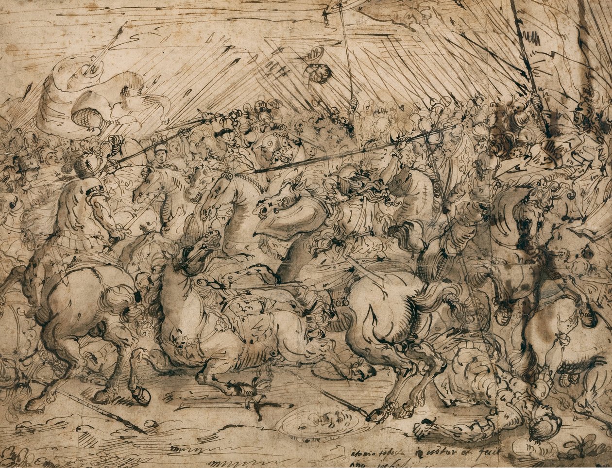 Scena di battaglia da Antonio Tempesta