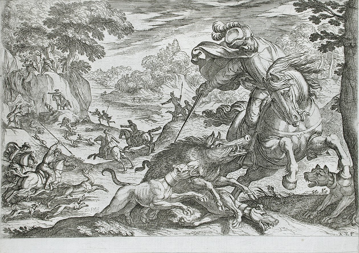 Caccia al cinghiale da Antonio Tempesta