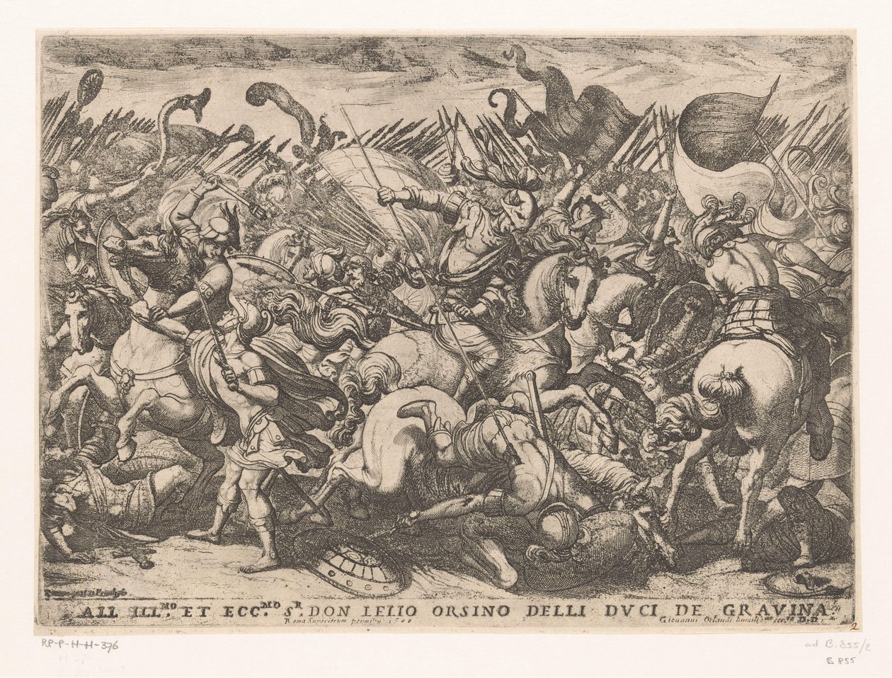 Cavalleria e fanteria in combattimento da Antonio Tempesta