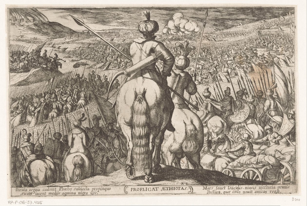 La sconfitta degli Etiopi da Antonio Tempesta