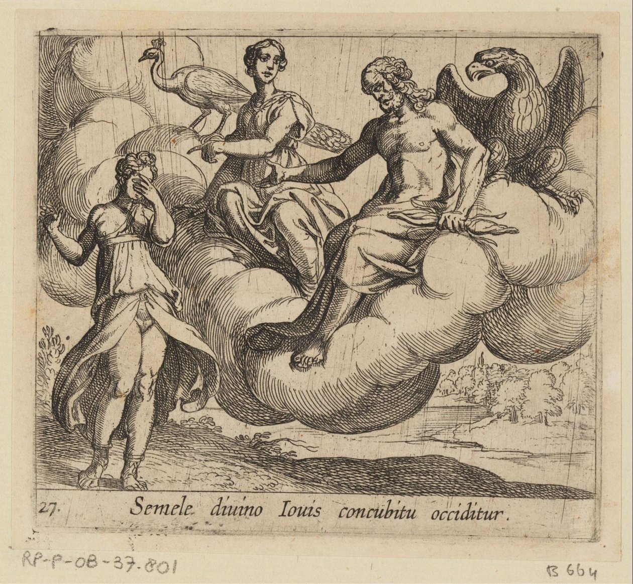 Il desiderio di Semele da Antonio Tempesta