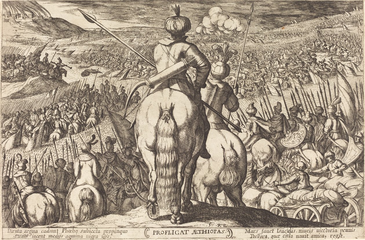 Sconfitta degli Etiopi da Antonio Tempesta