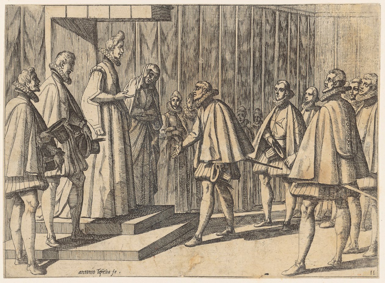 Inviati dei sovrani italiani presso Margherita d’Austria da Antonio Tempesta