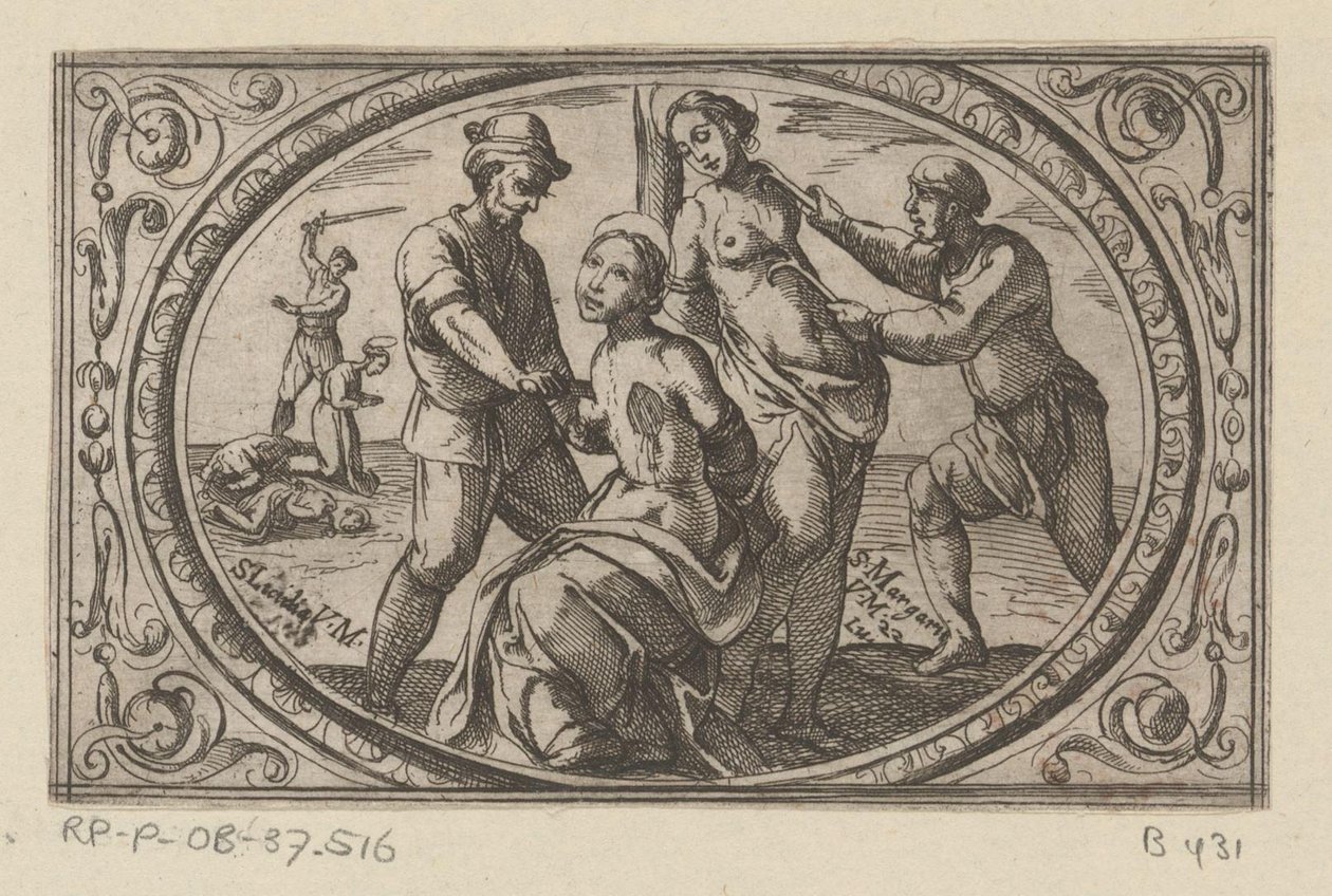 S. Licidia e S. Margherita da Antonio Tempesta