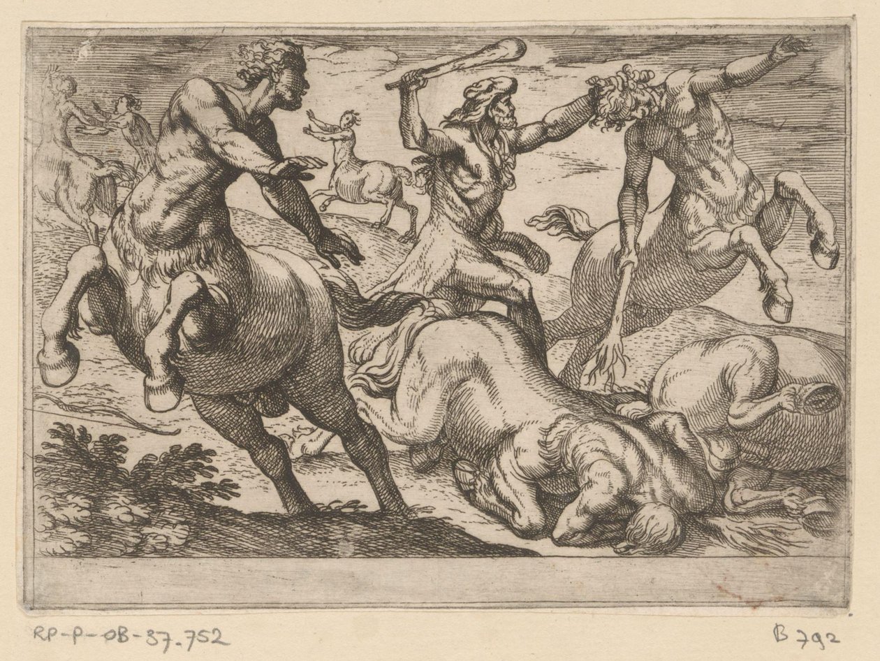 Ercole e i centauri da Antonio Tempesta