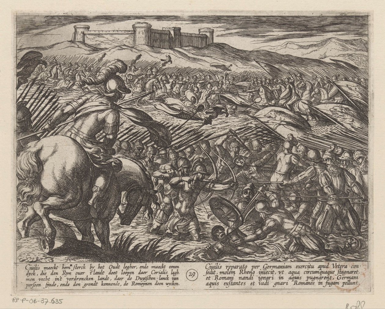 Giulio Civile inonda il paese con l
