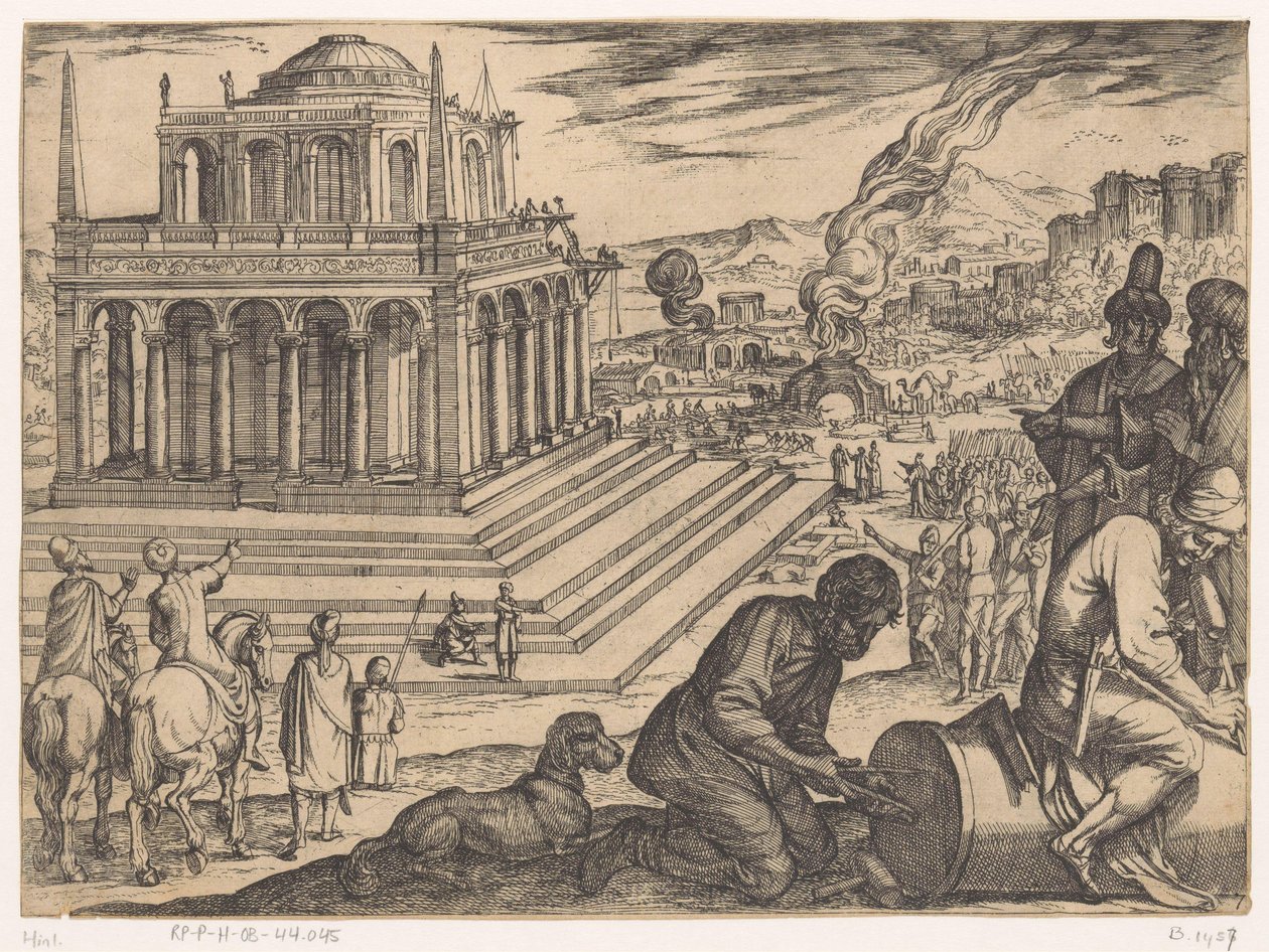 Mausoleo di Alicarnasso da Antonio Tempesta