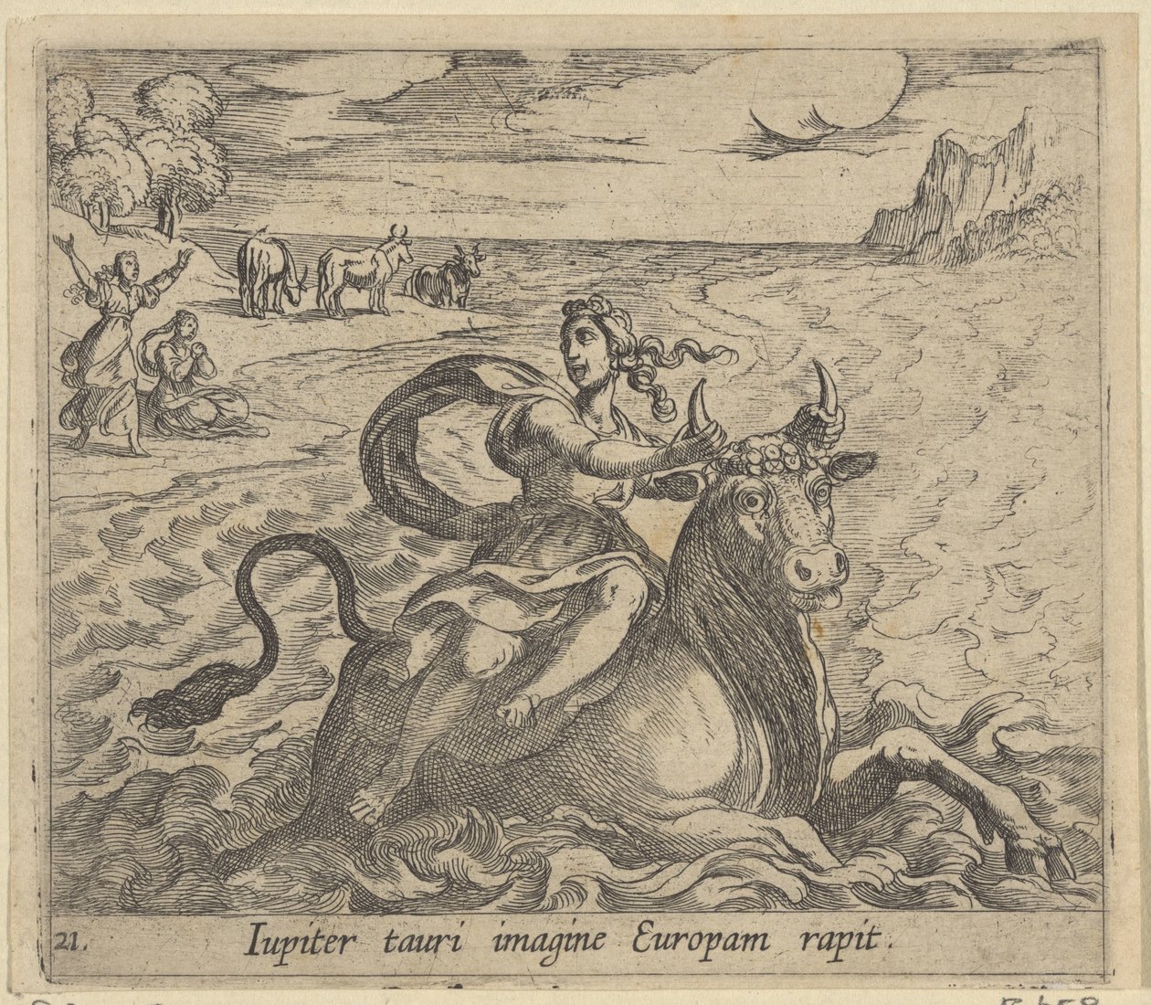 Ratto di Europa da Antonio Tempesta