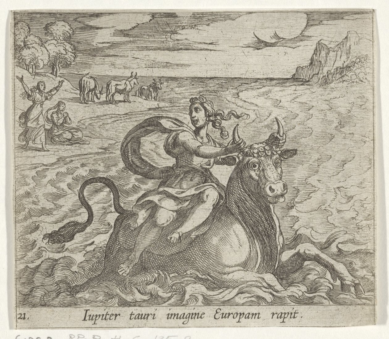 Il ratto di Europa da Antonio Tempesta